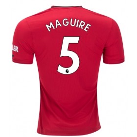 Koszulka Manchester United MAGUIRE 5 Domowe Koszulki Piłkarskie 2019-2020 Krótki Rękaw